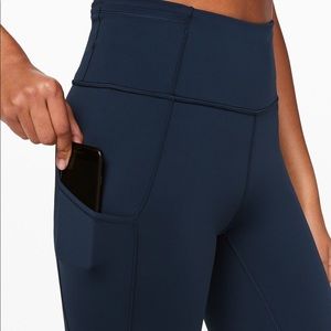 Fast and Free High-Rise Crop 23" Lululemon black